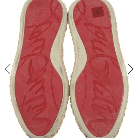 Christian Louboutin
Canvas Whipstitch Trim
Espadrille Sneakers - Picture 5 of 5